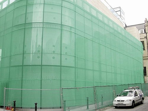 金冠阻燃安全密目式安全网,建筑绿网